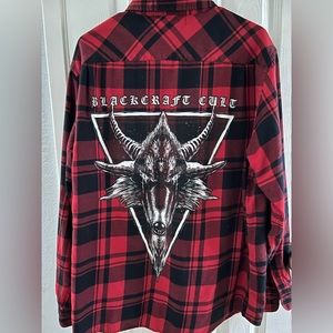 Used Blackcraft Men’s red and black flannel XL